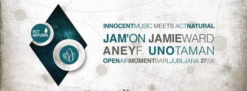 Innocent Music Meets Act Natural Records, Open AIR - フライヤー表
