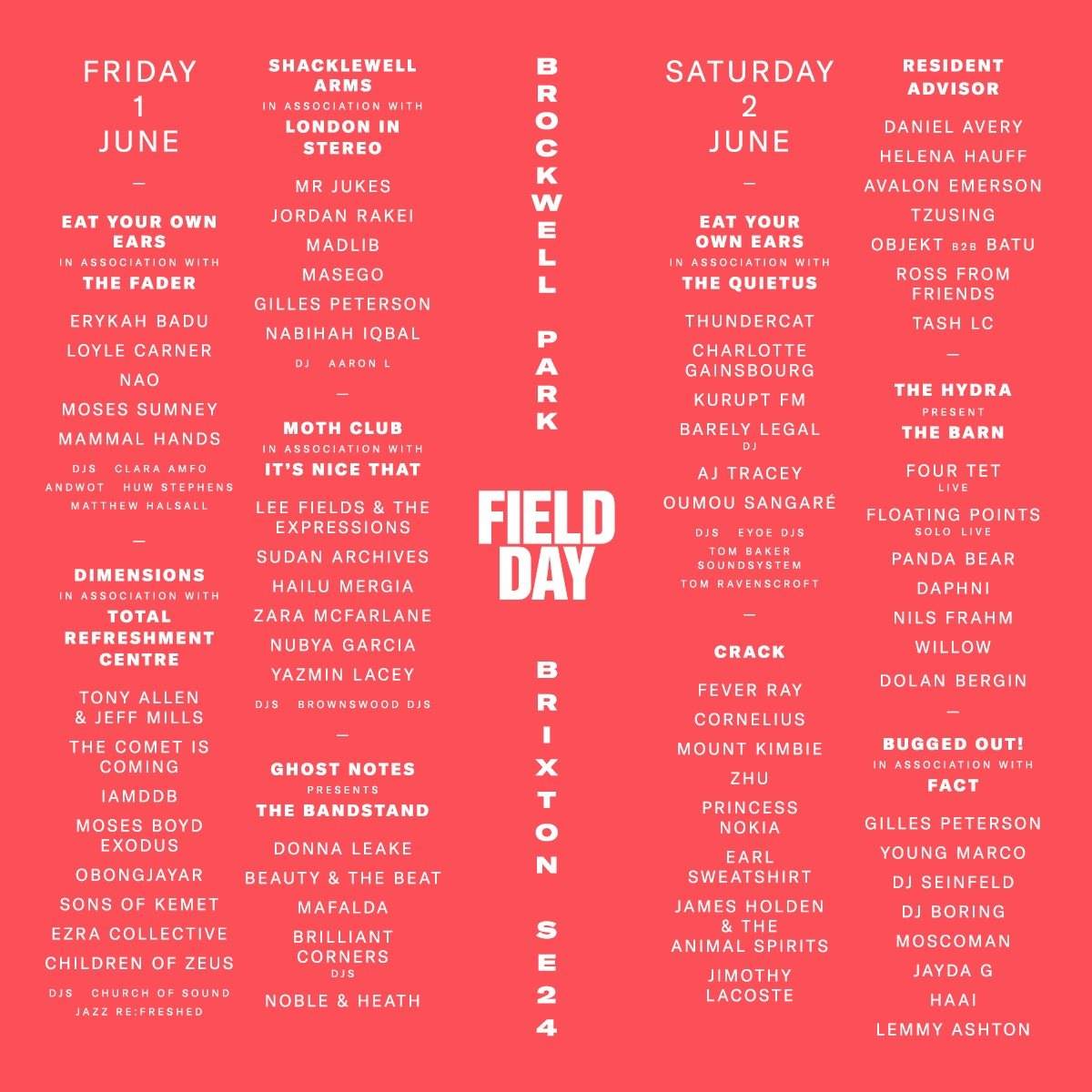 Field Day 2018 - フライヤー表