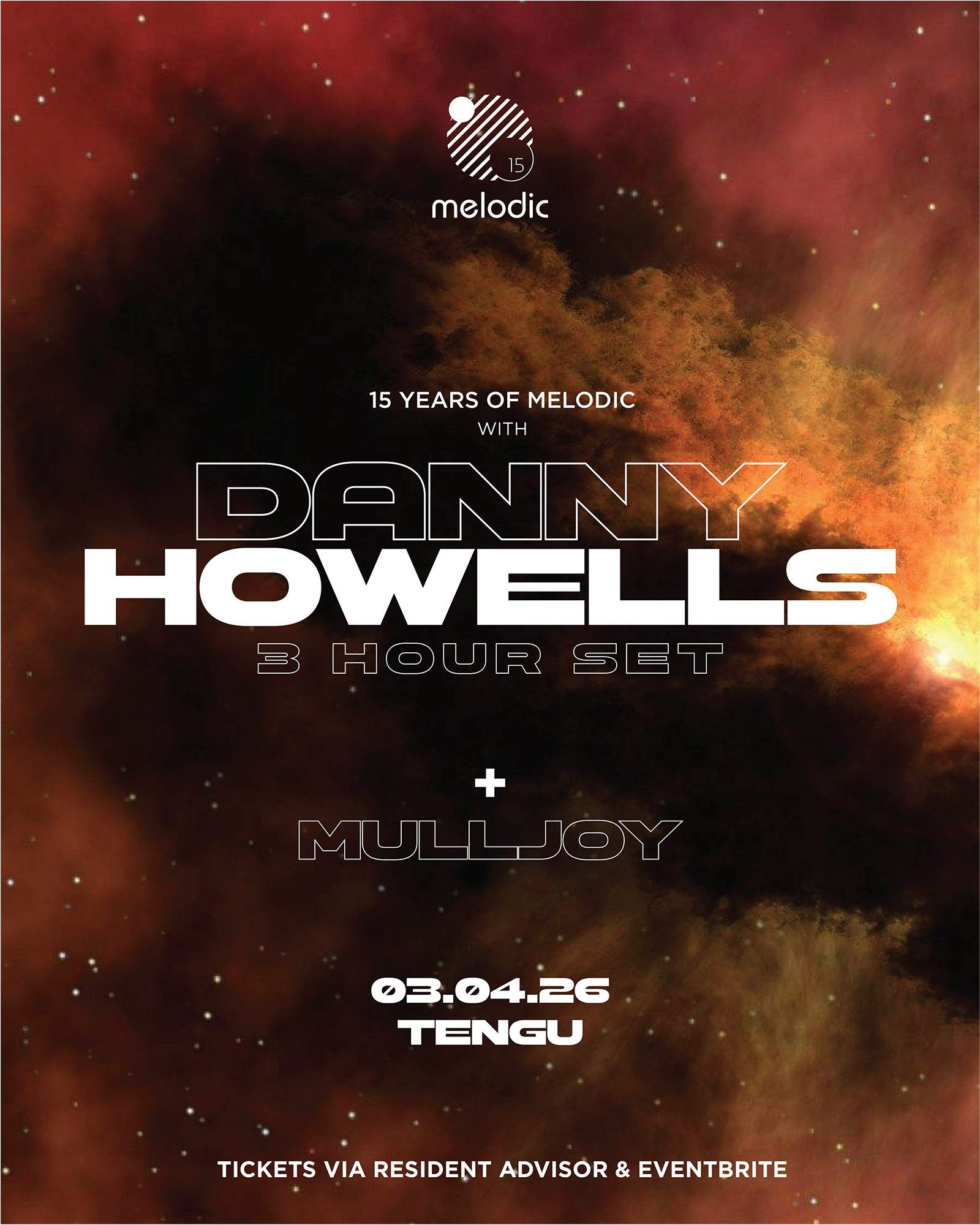 Melodic 15: Danny Howells (3hr Set) at Yamamori Tengu, Dublin