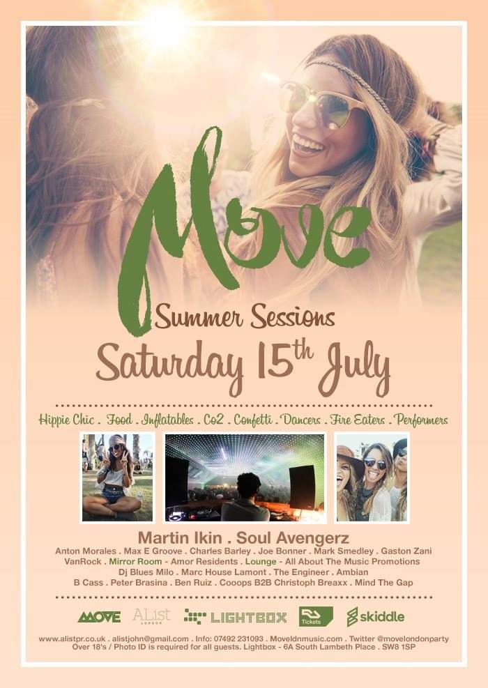 Move LDN Summer Vibes Festival with Martin Ikin (Soul Purpose) + Boat Party - Página trasera