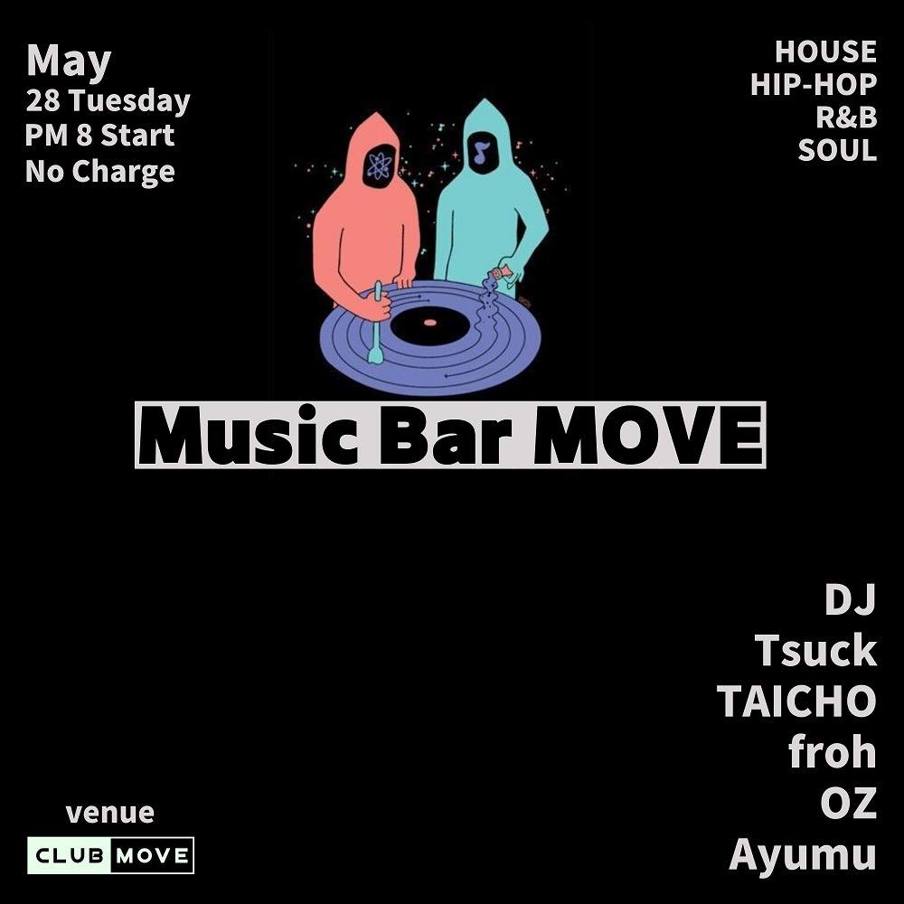 Music Bar MOVE - フライヤー表
