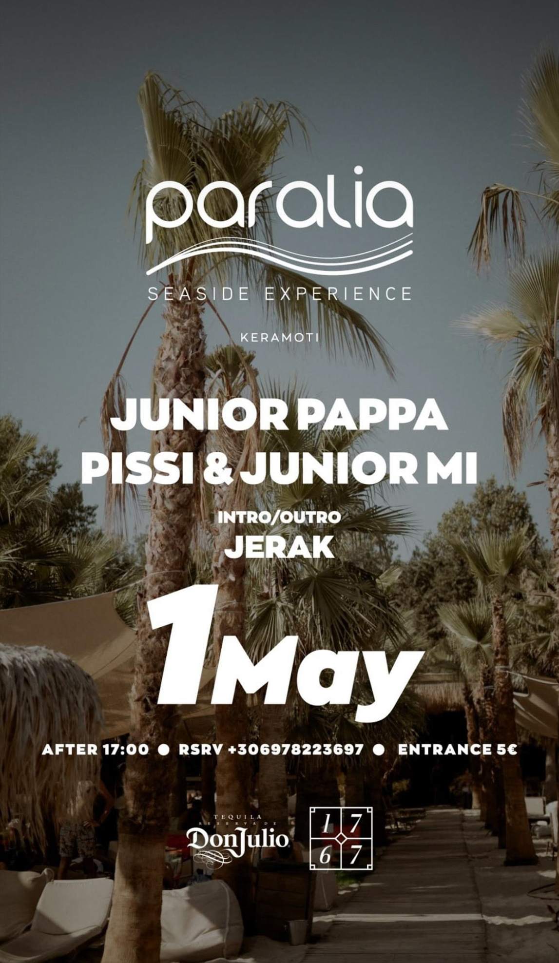 Paralia presents Junior Pappa, Pissi & JUNIOR MI, Jerak - Página frontal