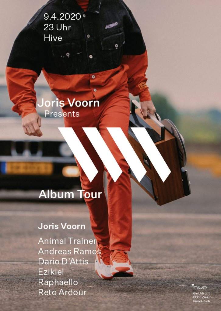Joris Voorn Albumtour - フライヤー表