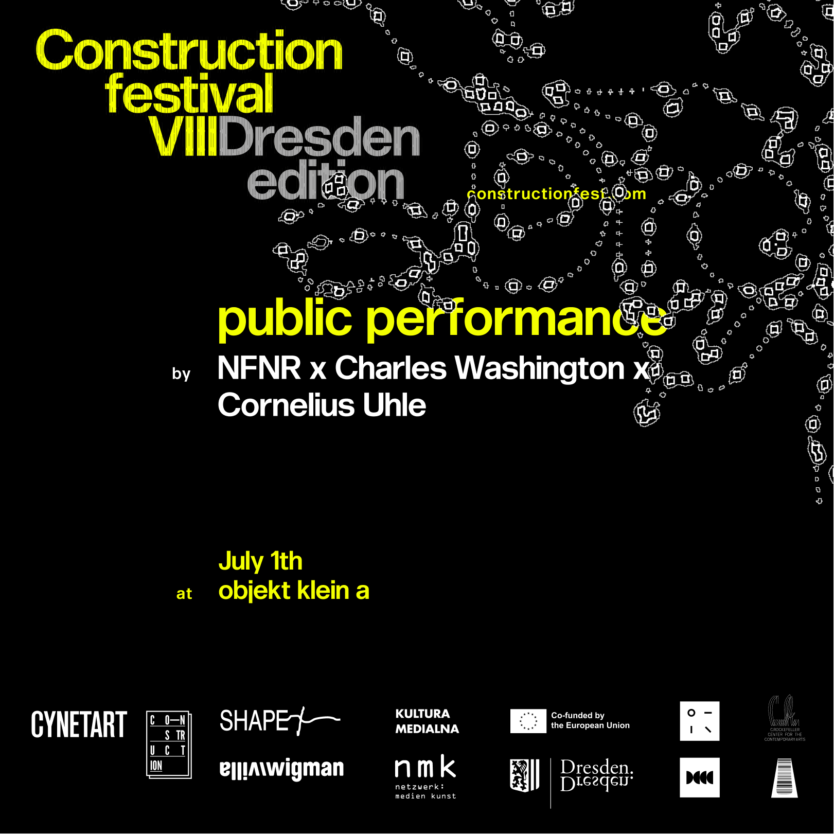 Construction festival VIII ✕ oka ✕ Shape - Página trasera
