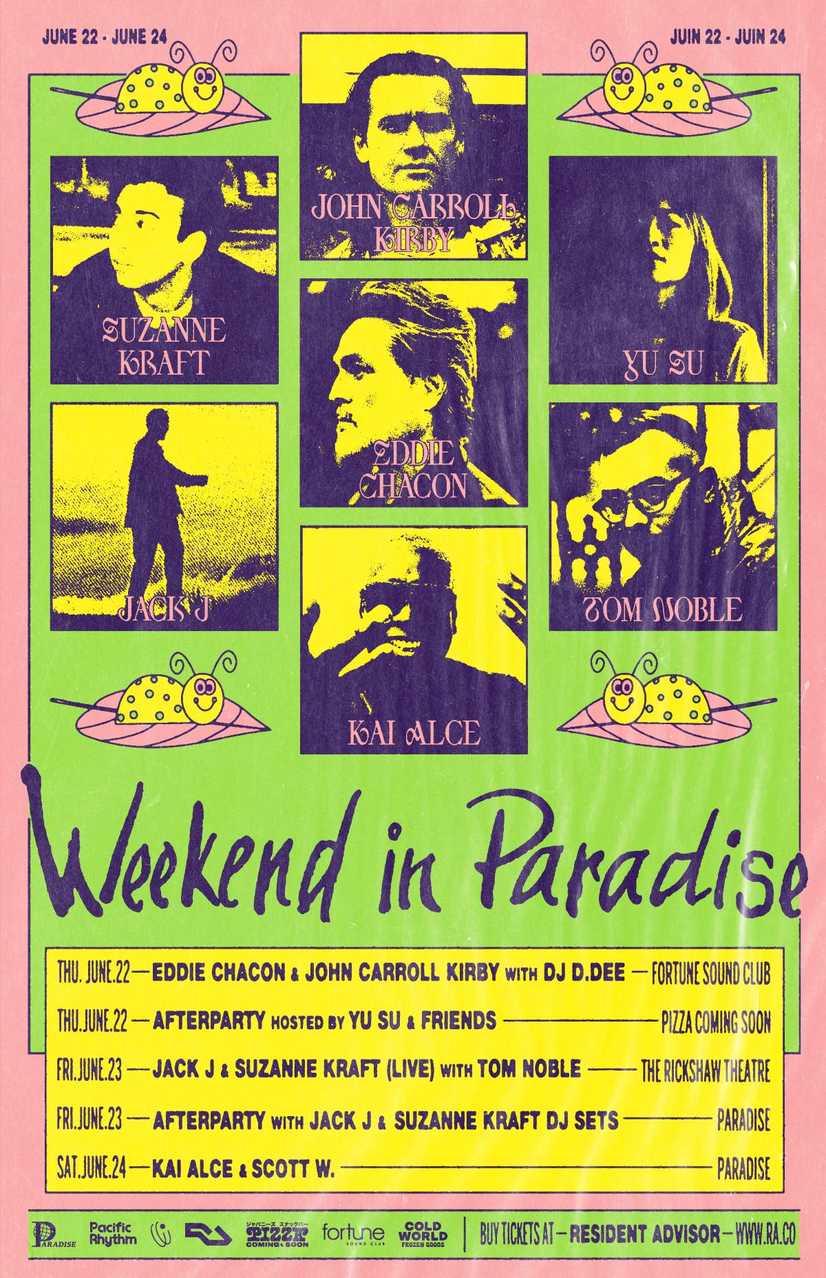 Weekend In Paradise - フライヤー表