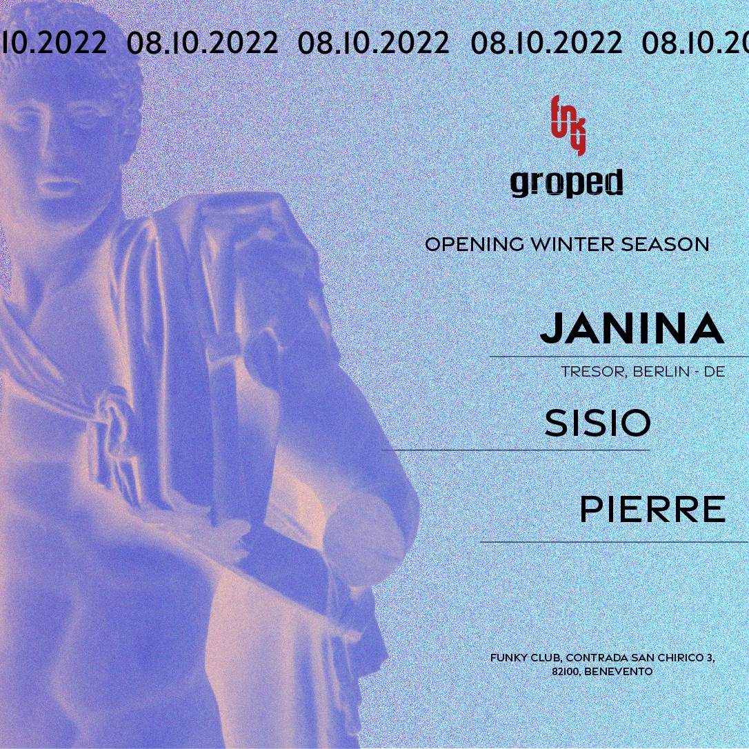 Groped Opening Winter Season with Janina - フライヤー表