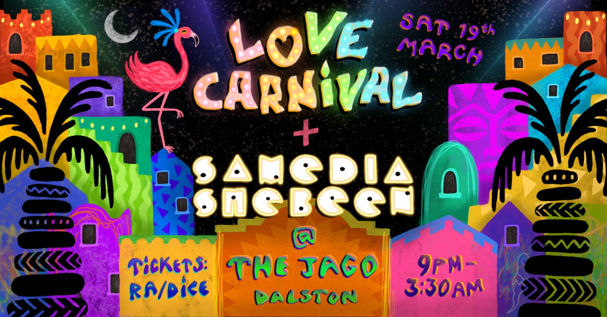 Love Carnival x Samedia Shebeen - Página trasera
