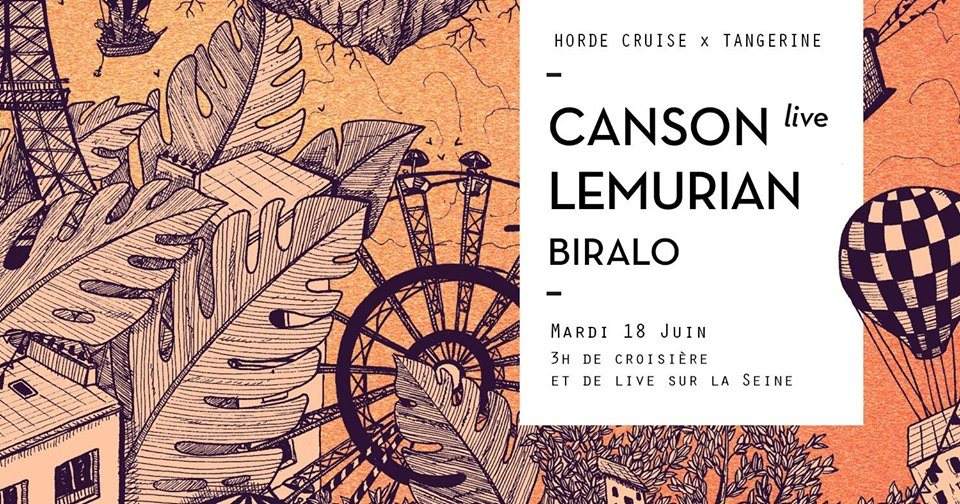 Horde Cruise S3e6 x Tangerine: Canson Live, Lemurian, Biralo - フライヤー表