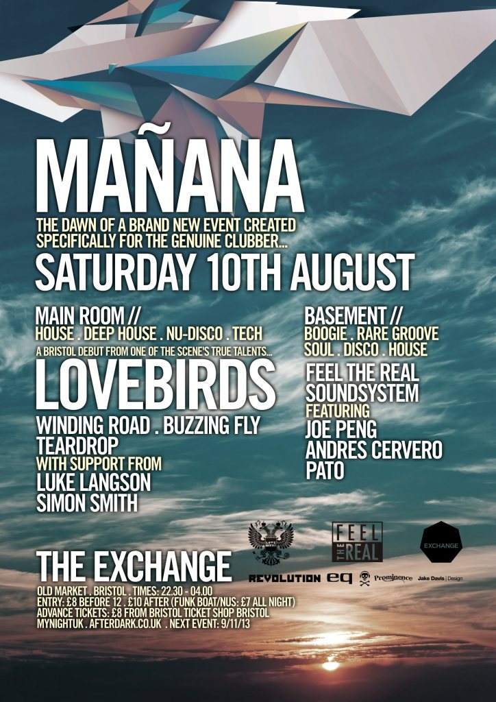 Manana presents Lovebirds  - Página frontal