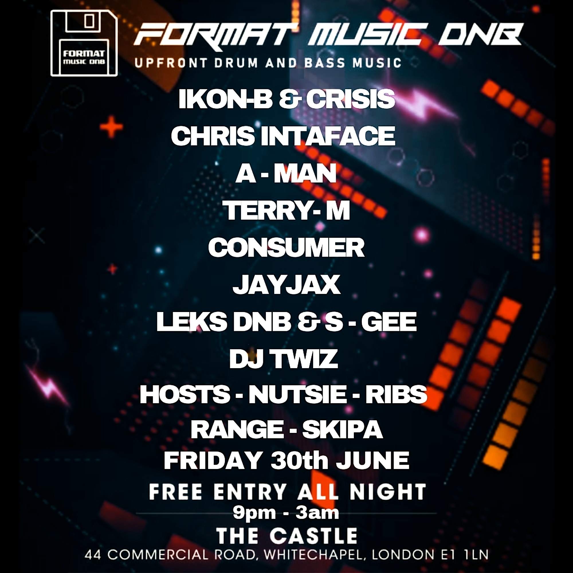 Format Music dnb London at The Castle, London