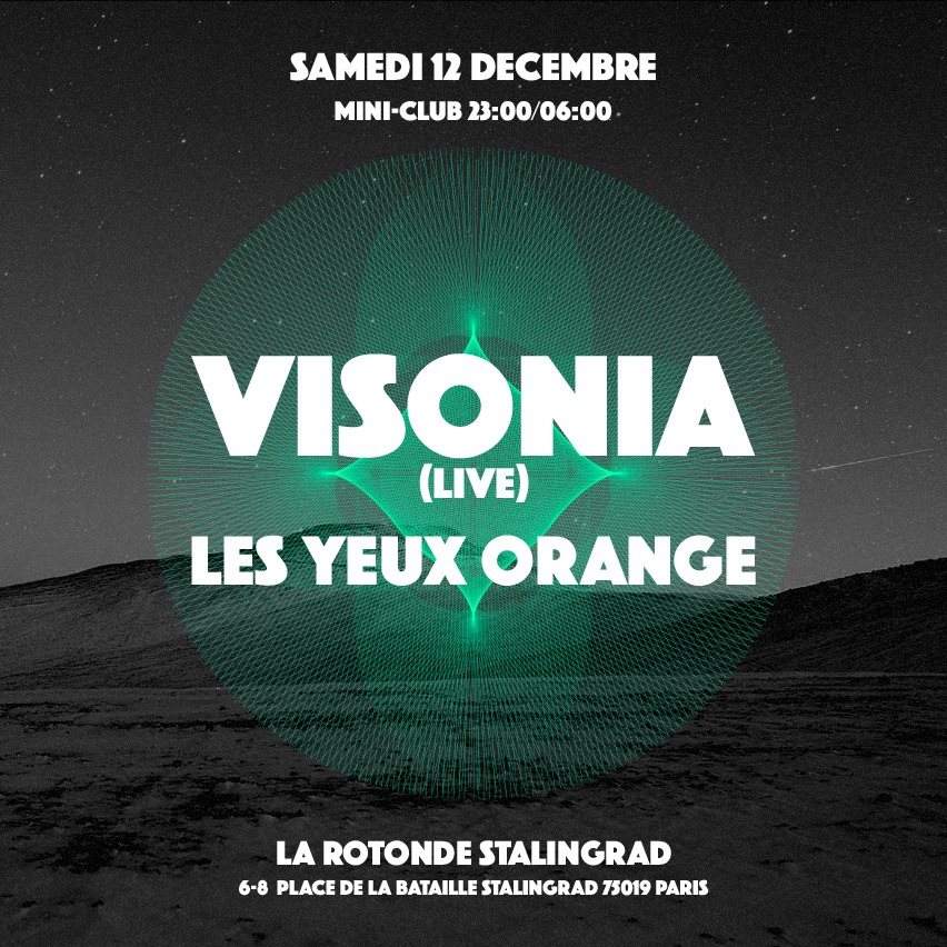 Les Yeux Orange vs Visonia (Live) - フライヤー表