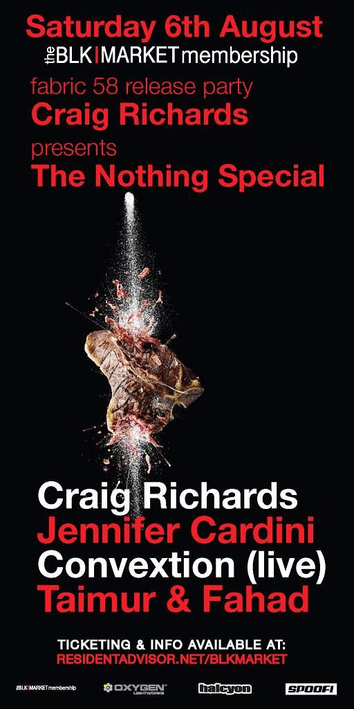 Craig Richards presents The Nothing Special - Página trasera