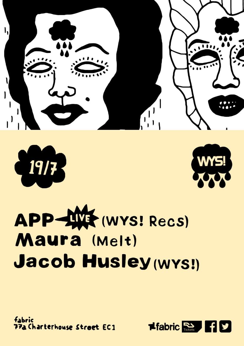 WetYourSelf! With..APP - Live & Maura - フライヤー表