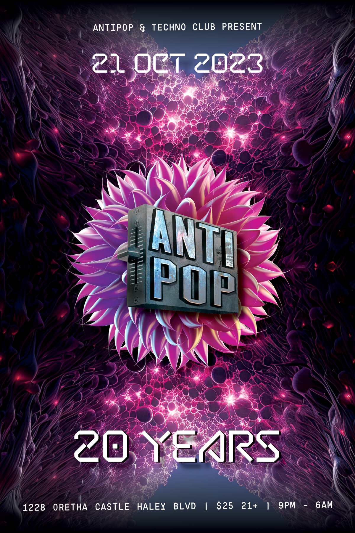 20 Years of antipop, Anniversary Edition - フライヤー表