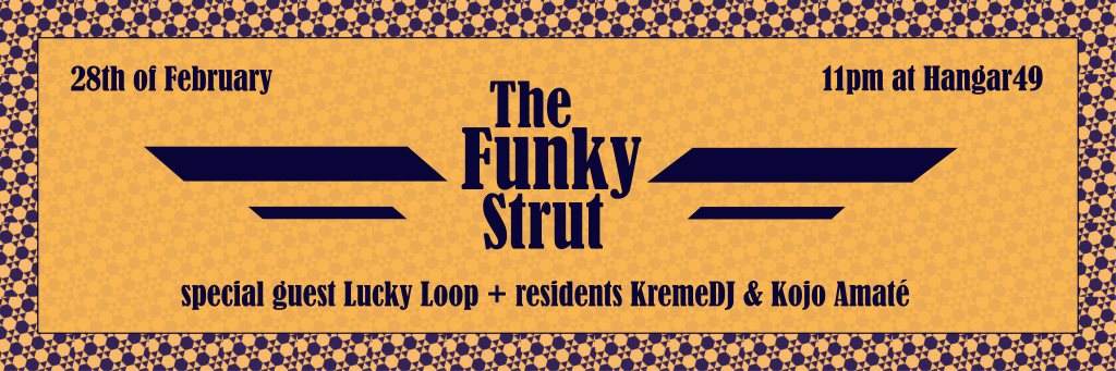 The Funky Strut - フライヤー表