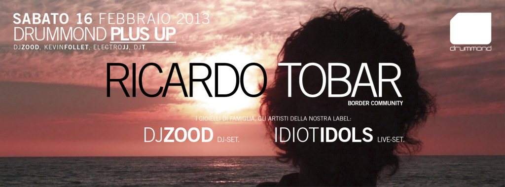 Drummond Plus UP with Ricardo Tobar & Idiot Idols - Página frontal