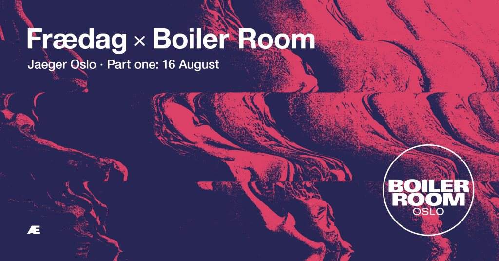 Boiler Room Weekender x Frædag - Página frontal