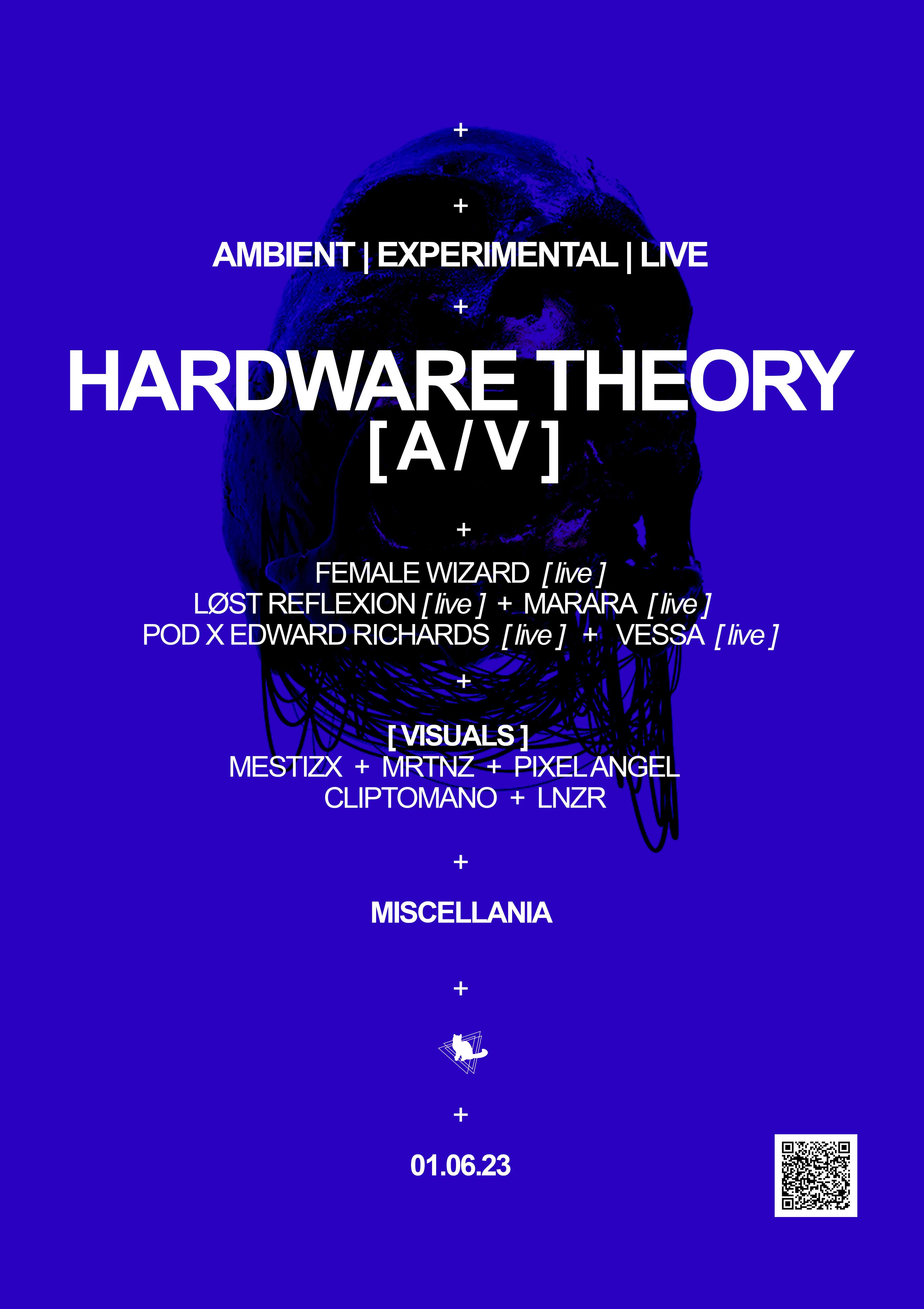 Hardware Theory [A/V] - LIVE/AMBIENT/EXPERIMENTAL - フライヤー表