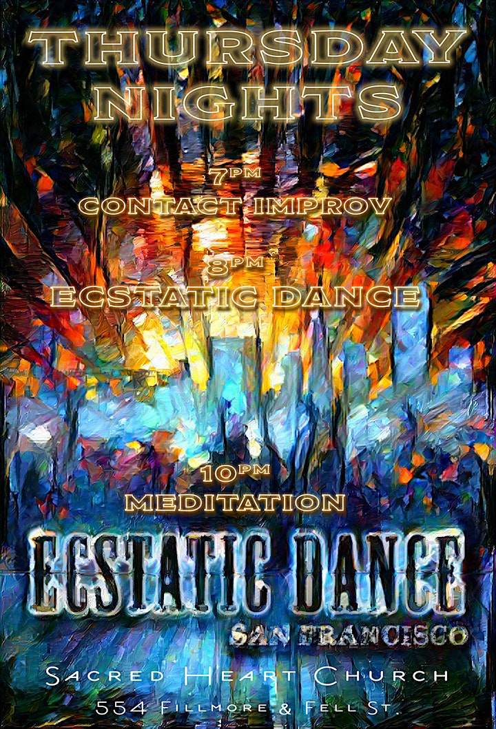Thursday Night Ecstatic Dance SF - Ean Golden - Página frontal