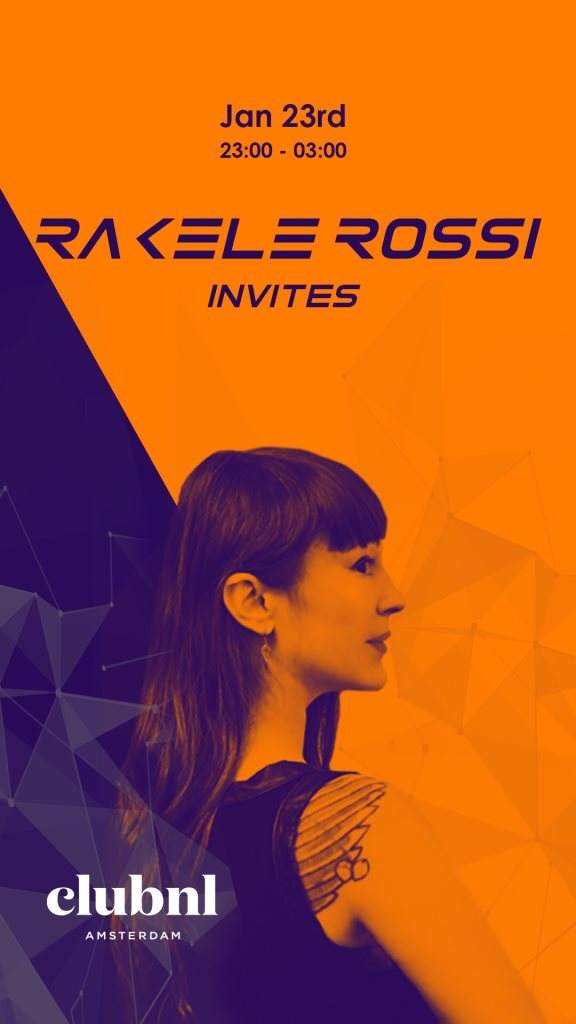 Rakele Rossi Invites - フライヤー裏