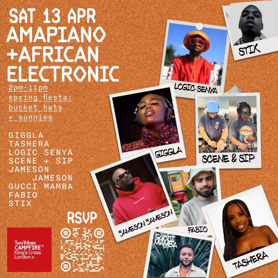 Amapiano & African Electronic Spring Fiesta - フライヤー裏
