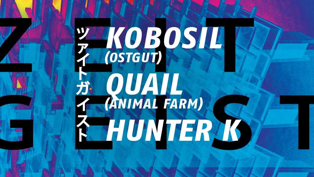 Zeitgeist // Kobosil + Quail + Hunter K - フライヤー裏