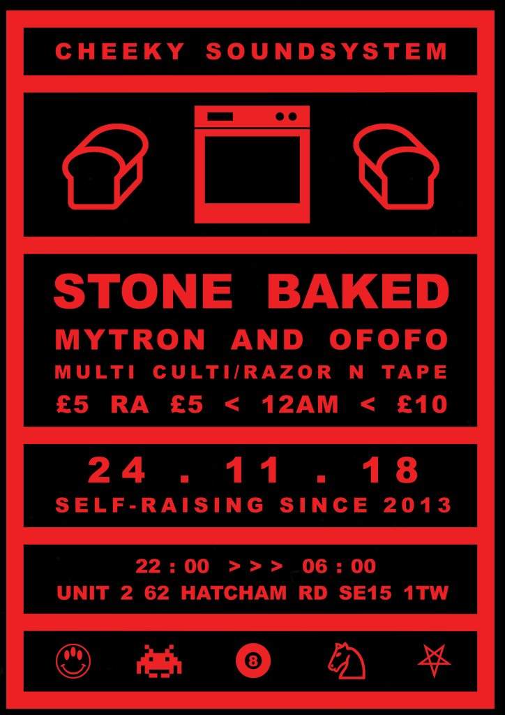 Stone Baked with Mytron and Ofofo and Cheeky Soundsystem - Página frontal