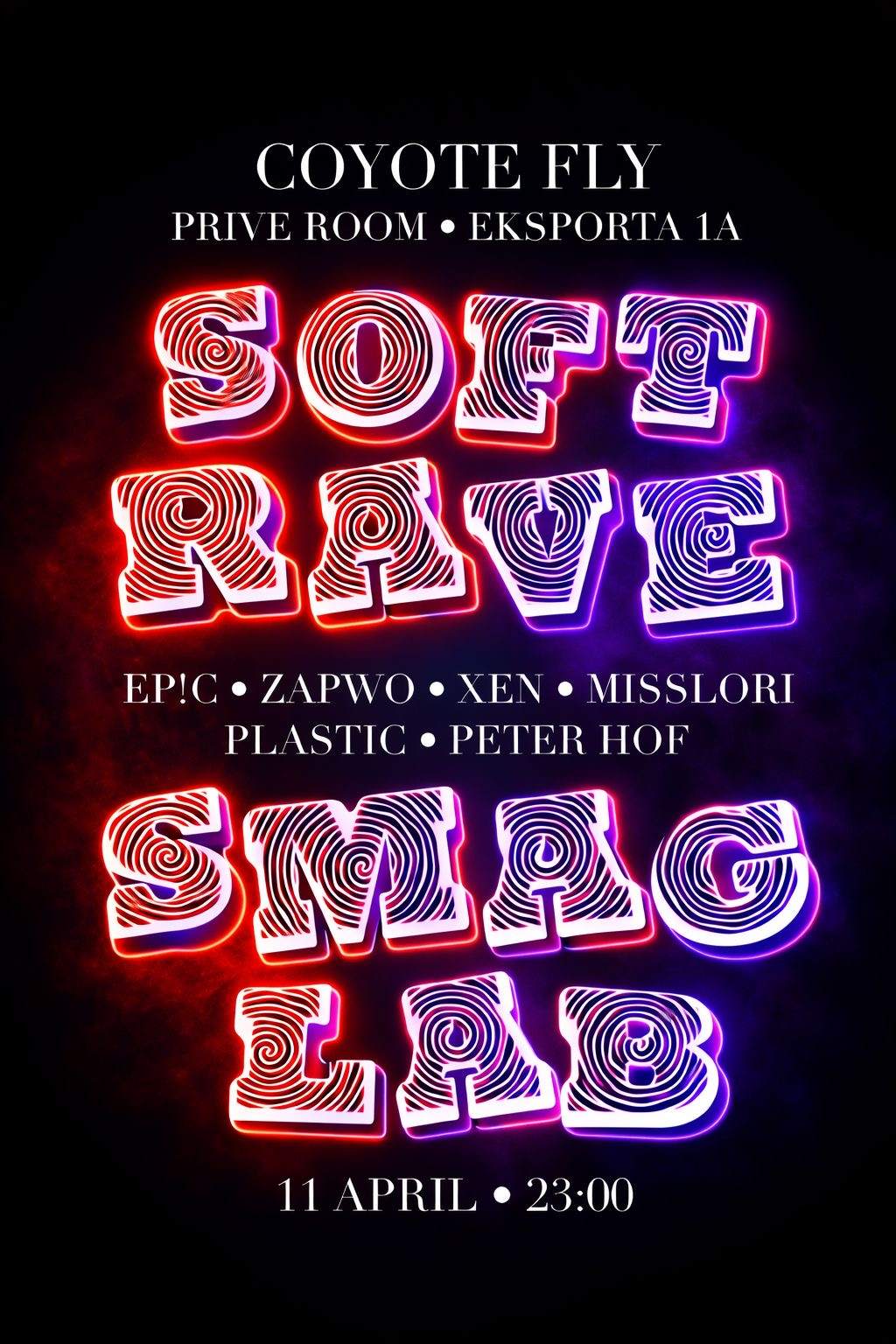 PLASTIC BIRTHDAY SOFT RAVE at Coyote Fly Riga, Riga