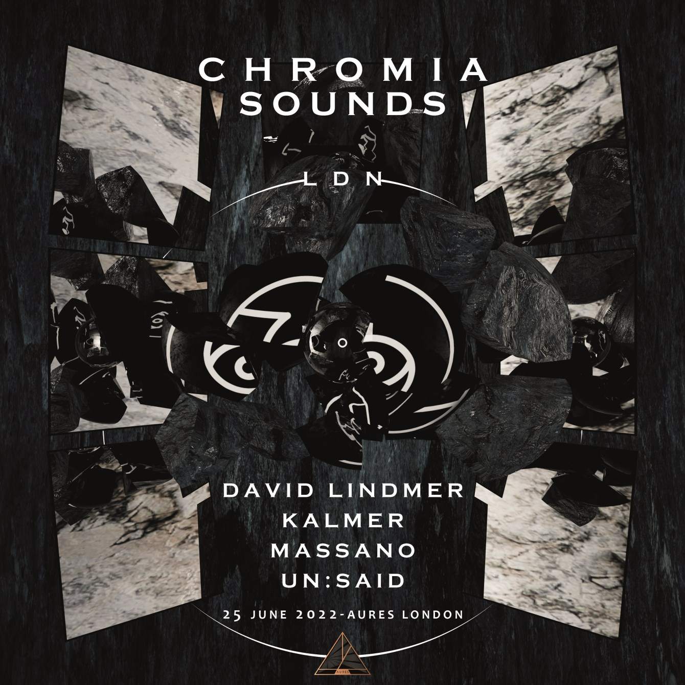 Chromia Sounds: LDN (David Lindmer, Massano, Un:Said) - フライヤー表