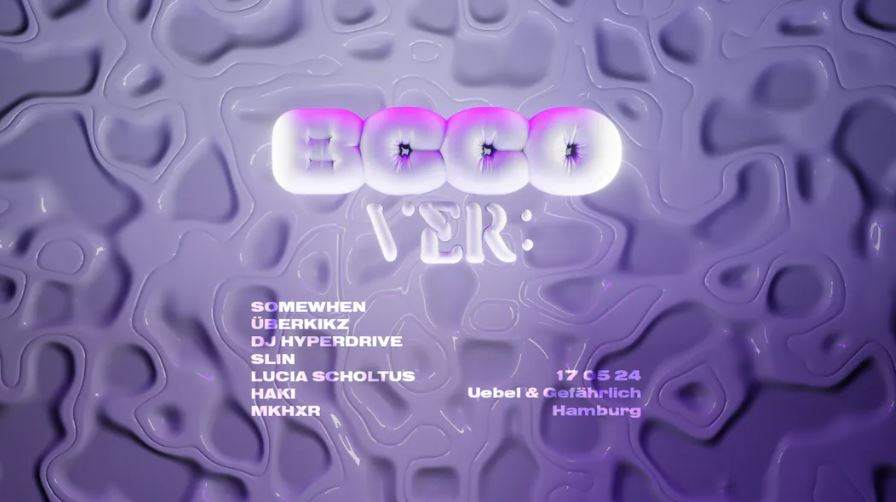 VER: pres. BCCO with Somewhen, DJ Hyperdrive, ÜBERKIKZ, slin at Uebel&Gefährlich - Página frontal