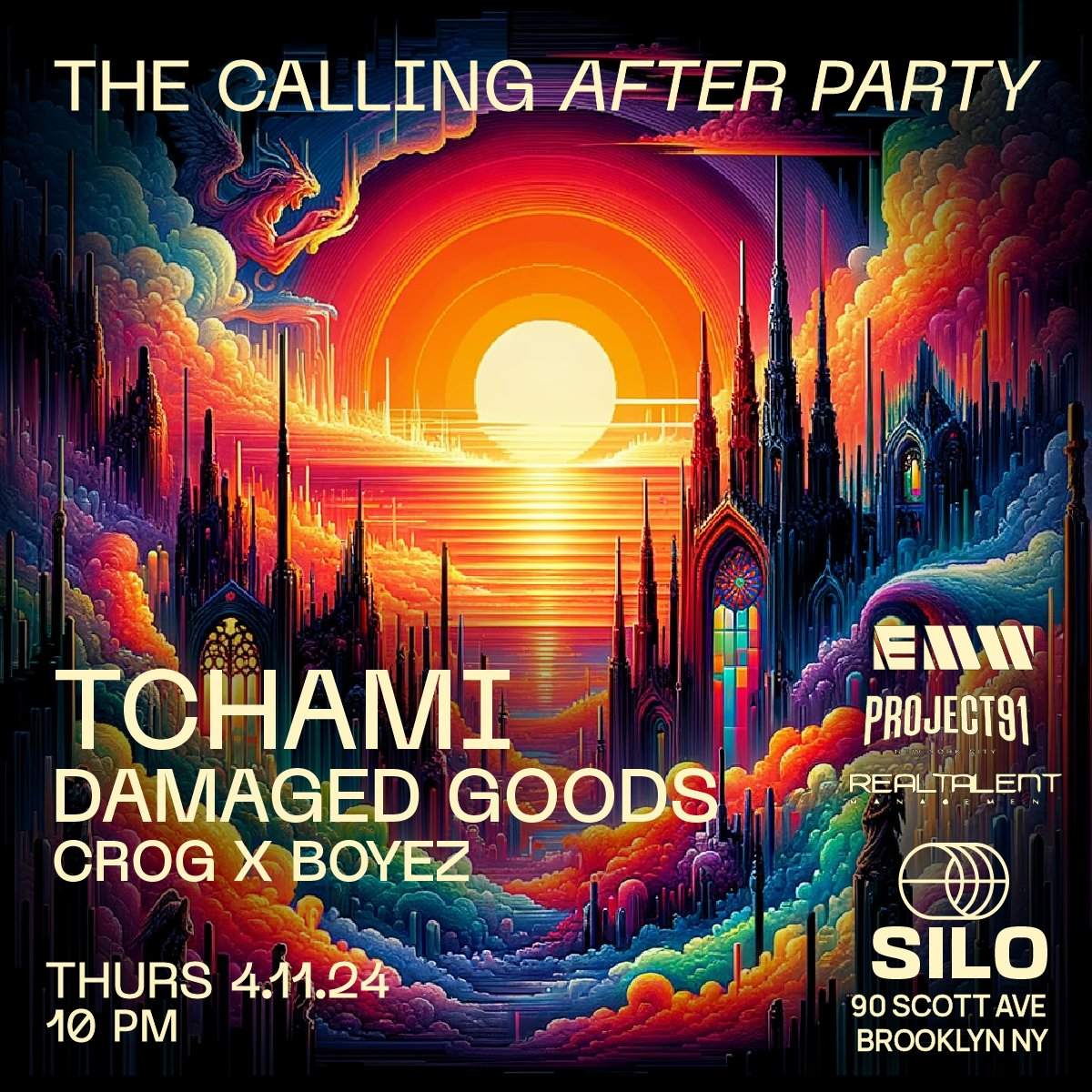 Tchami - The Calling Afterparty - Página frontal
