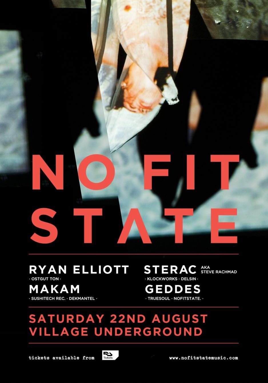 Nofitstate with Ryan Elliott, Sterac, Makam & Geddes - フライヤー表