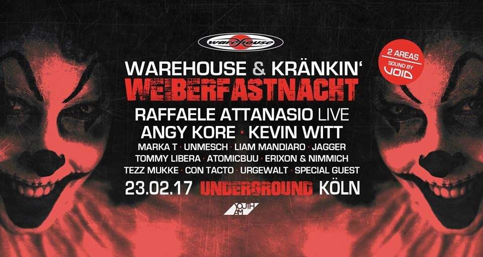 Weiberfastnacht Warehouse & Krankin Köln - Página frontal