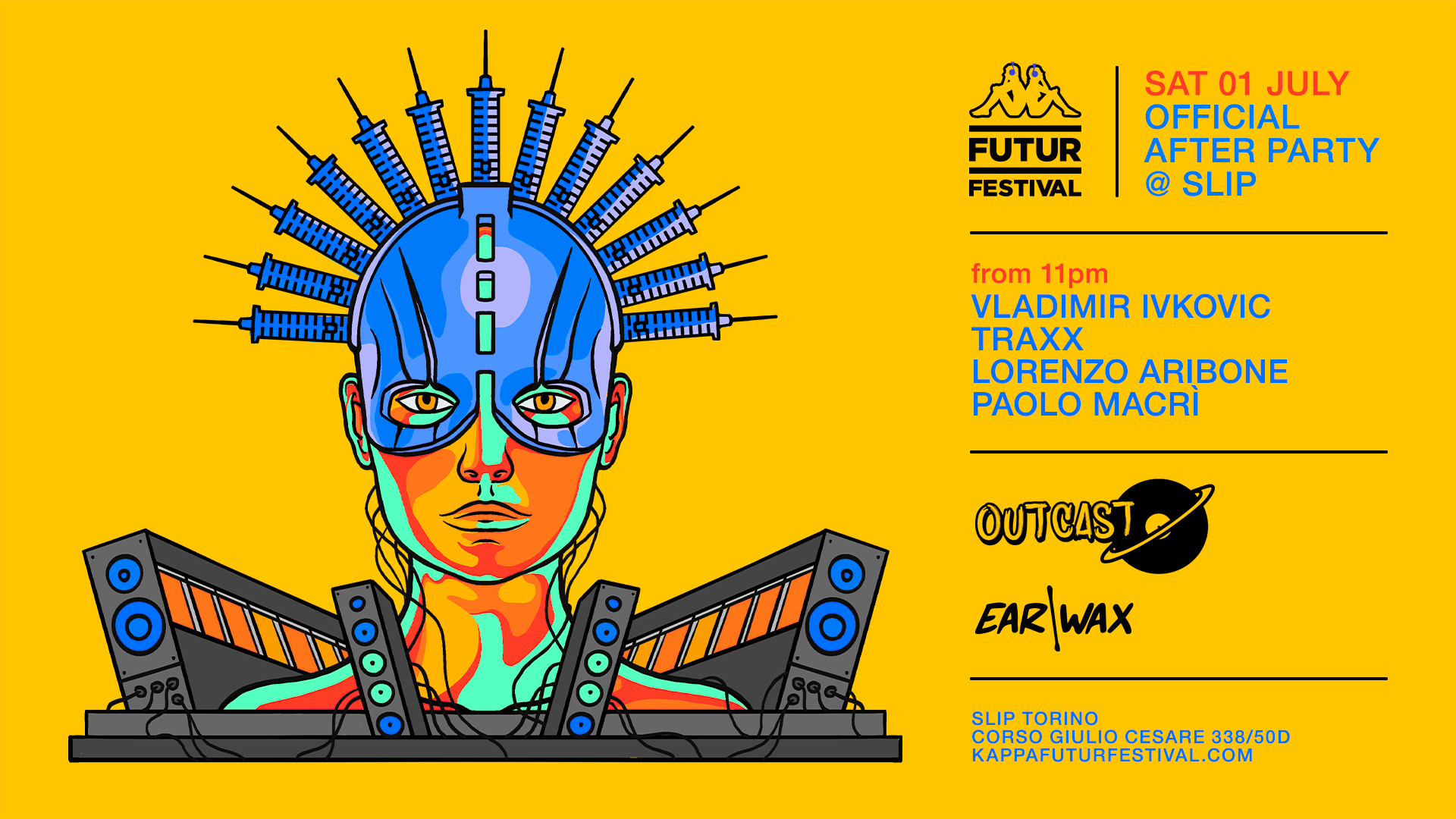 Outcast pres. Futur Festival Official After Party with Valdimir Ivkovic & Traxx - フライヤー表