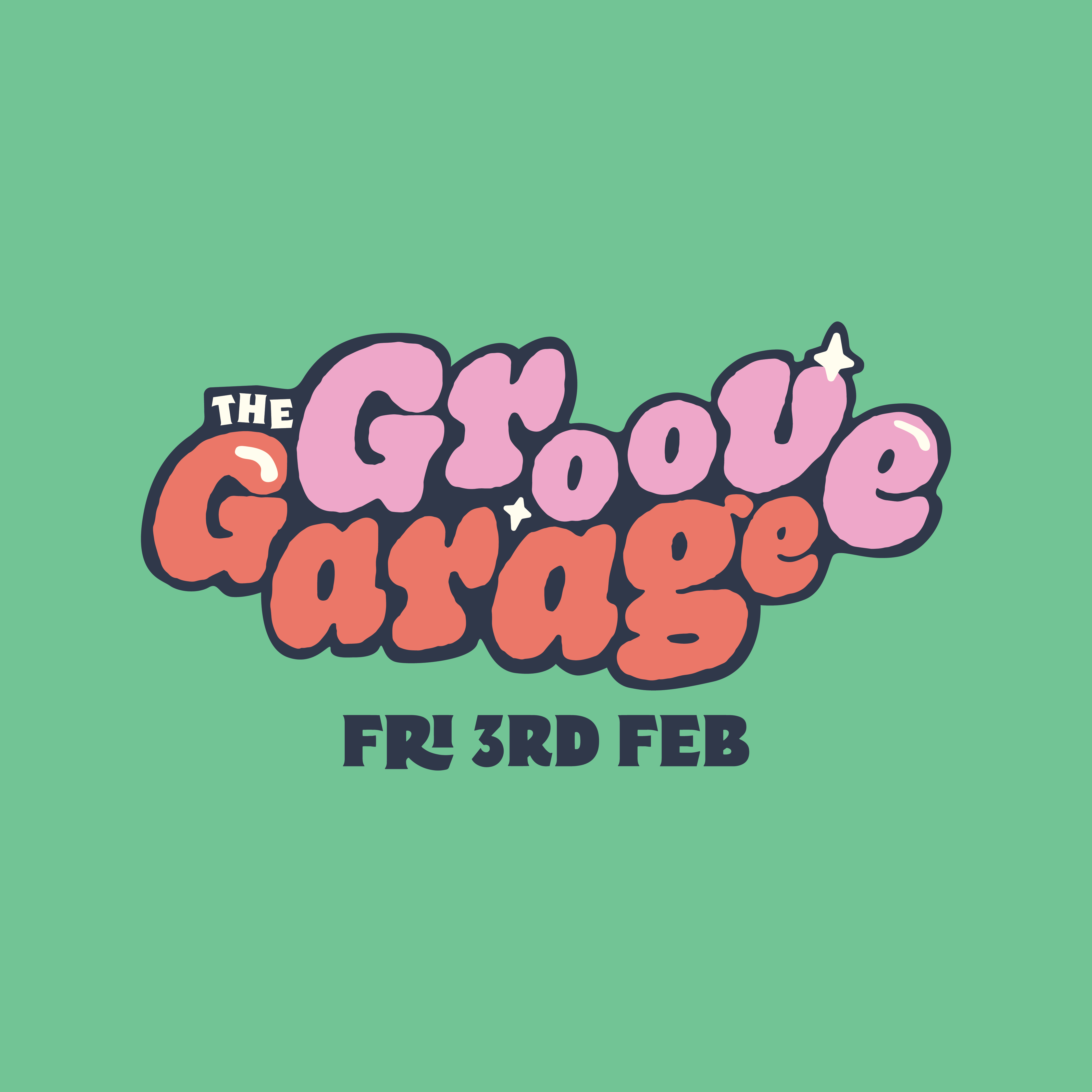 The Groove Garage x Good Custard - フライヤー裏