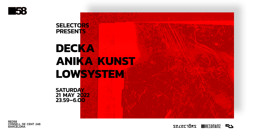 Selectors presents Decka / Anika Kunst / Lowsystem - Página frontal