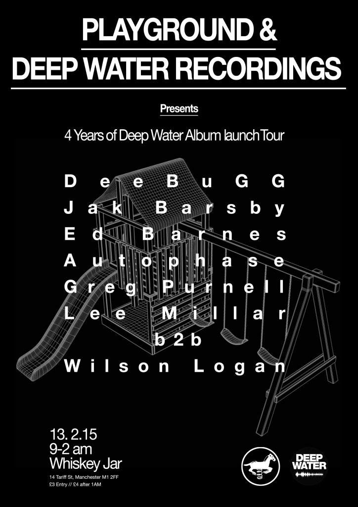 Playground & Deepwater present - 4yrs OF Deep Water Album Tour Launch - Página frontal
