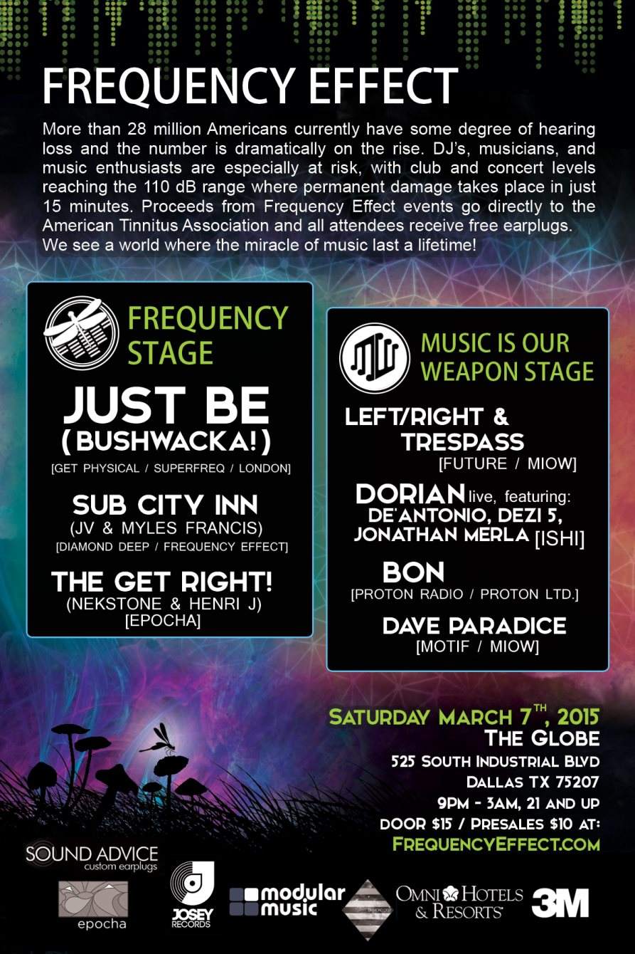 Frequency Effect 2015 with Just Be - Bushwacka - Página trasera