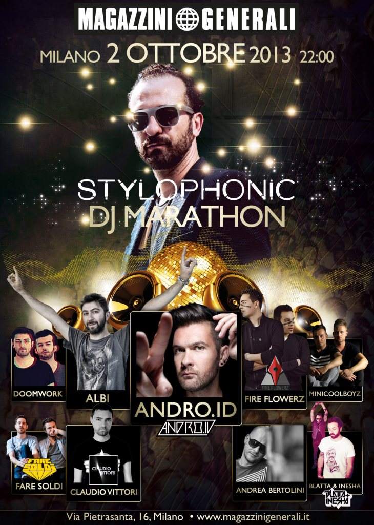 Stylophonic DJ Marathon - フライヤー表