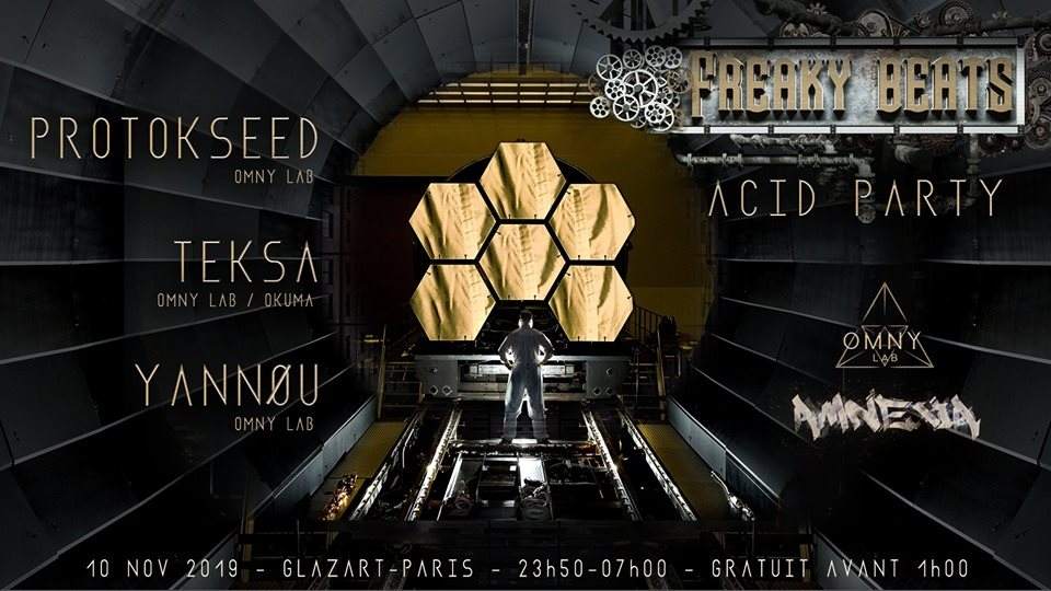 Freaky Beats Acid Party bei Glazart, Paris