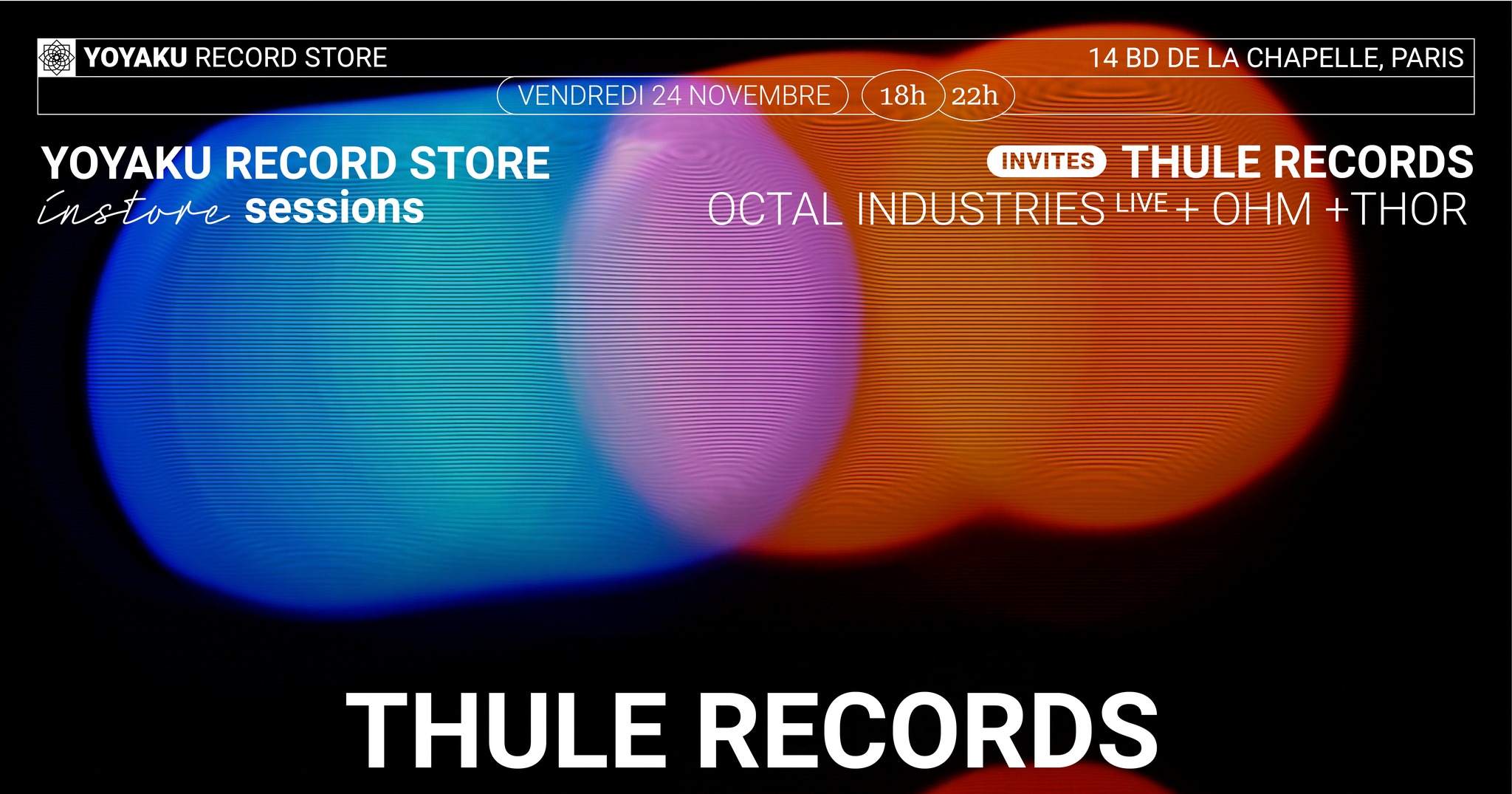 Thule Records at Yoyaku Record Store - フライヤー表