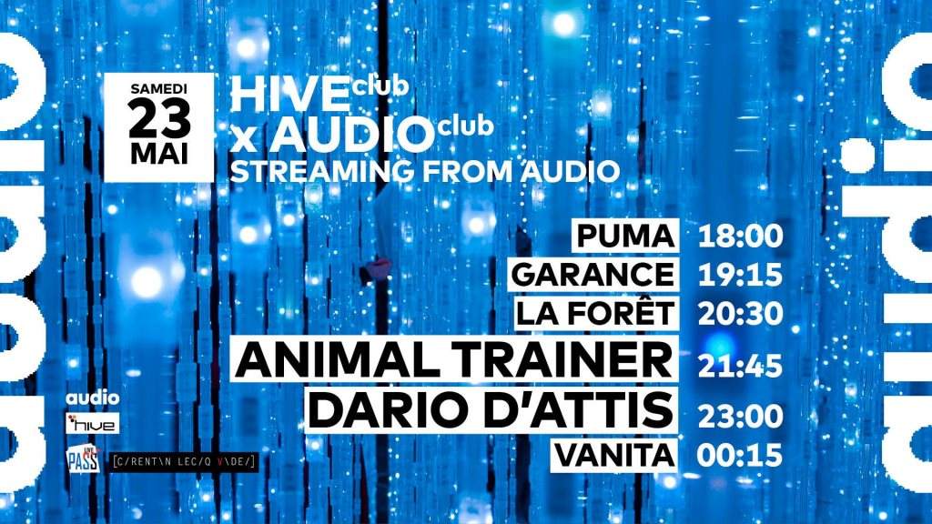 Hive Club x Audio Club // Streaming From Audio - フライヤー表