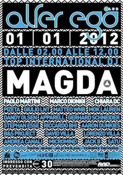 After Hours Top Dj Magda (Items & Things) - フライヤー裏