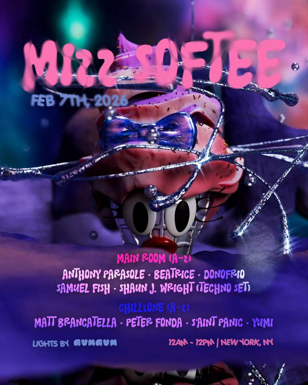 Mizz Softee: Anthony Parasole, Beatrice, Shaun J. Wright (Techno
