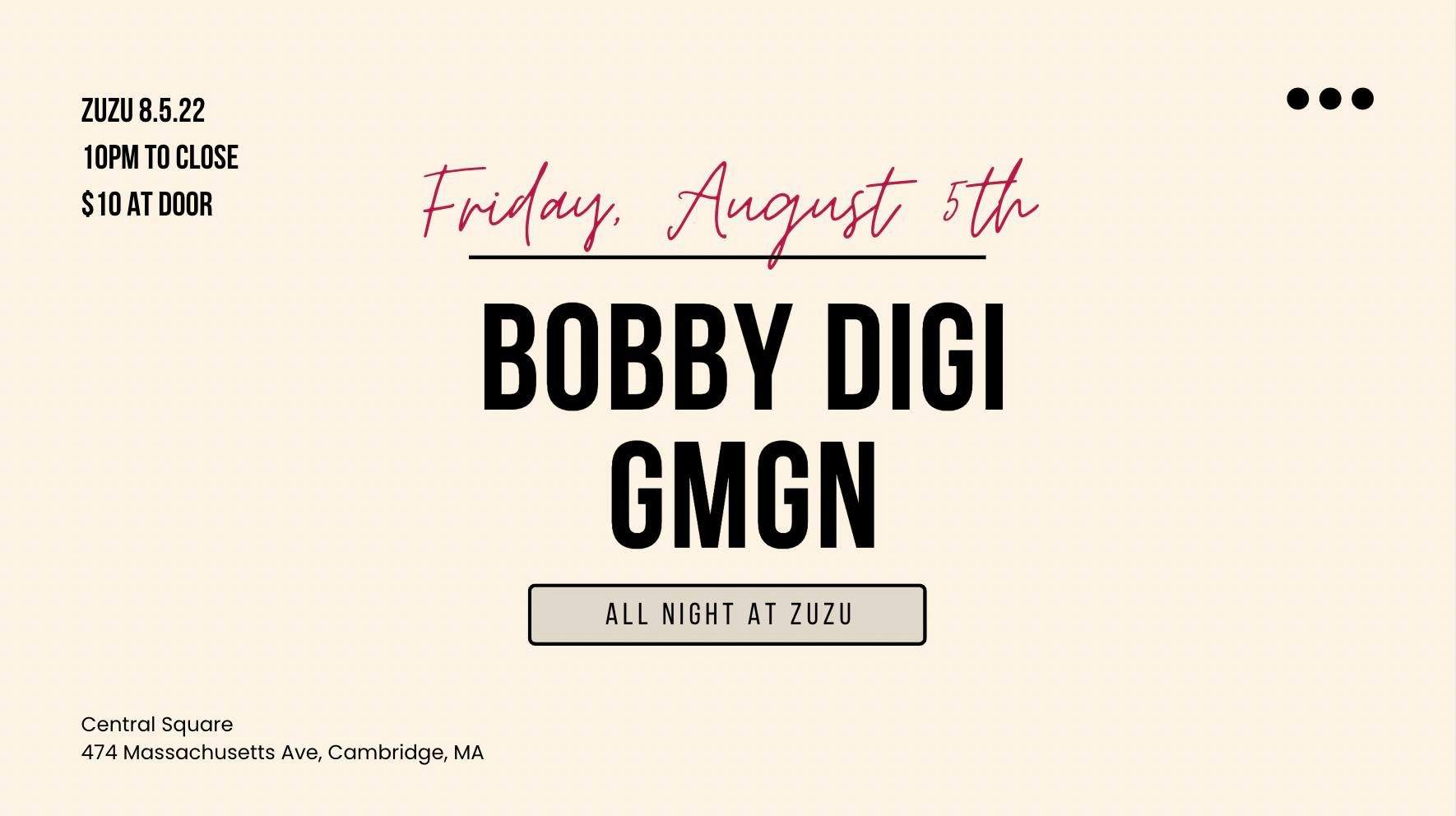 GMGN & Bobby Digi - ALL NIGHT LONG - Página frontal