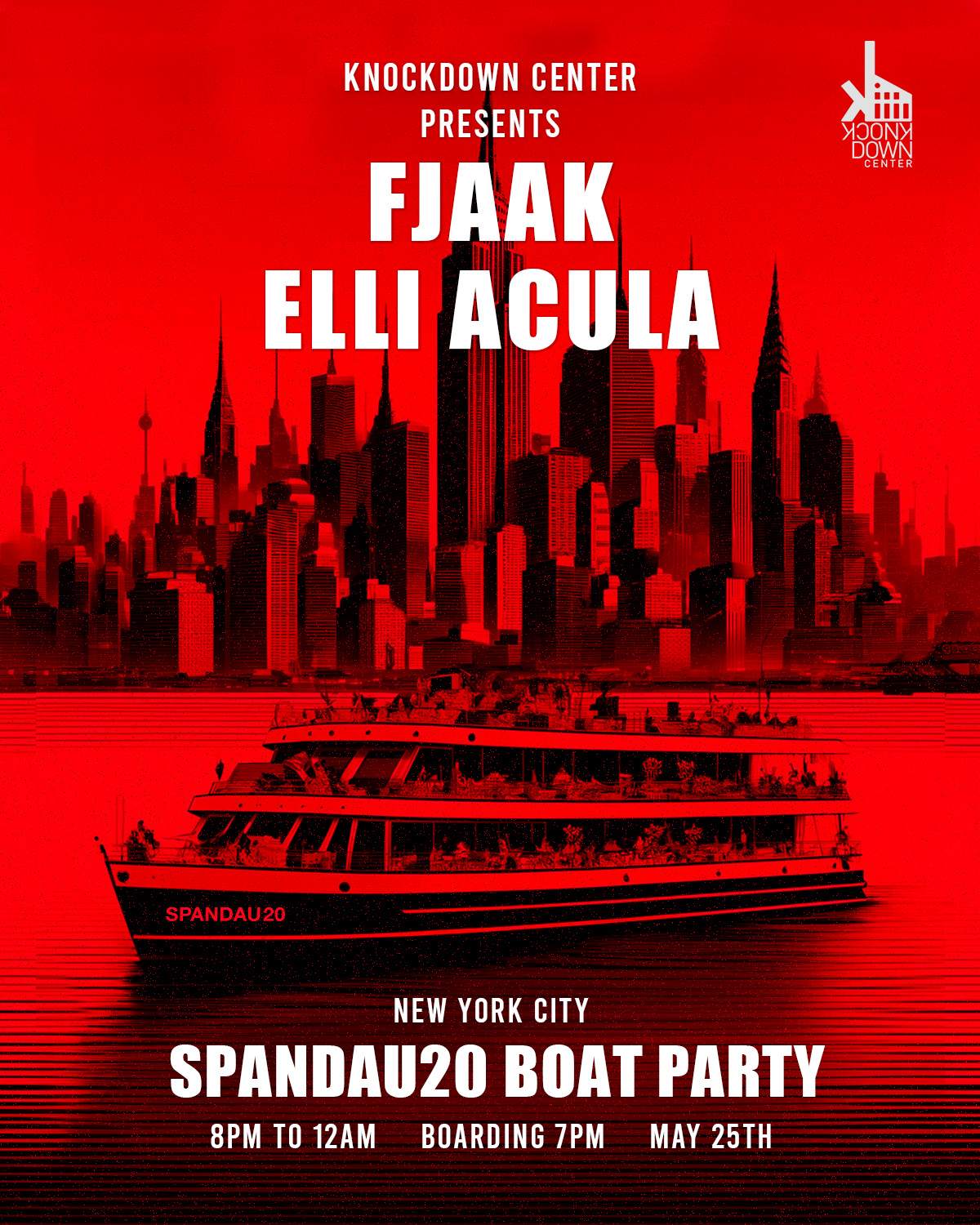 Boat Party with FJAAK & Elli Acula [SPANDAU20] - Página frontal