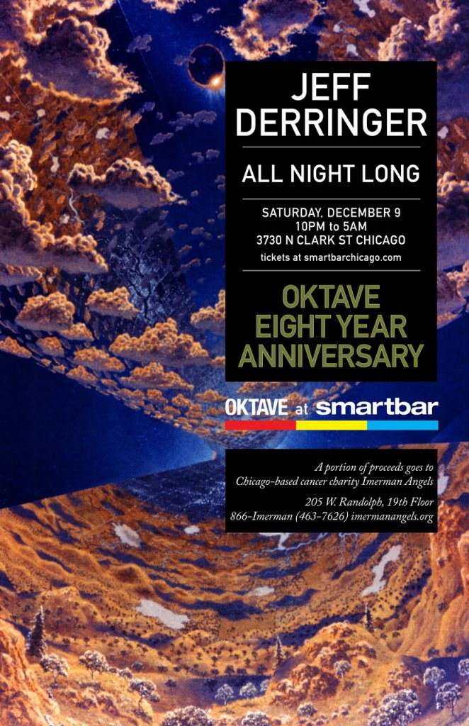 Oktave 8-Year Anniversary with Jeff Derringer (All Night) - Página frontal