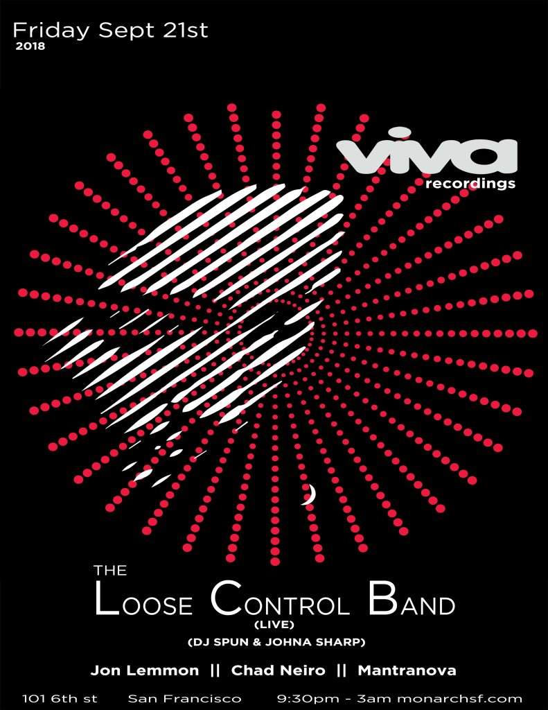 Viva Recordings presents The Loose Control Band (Live) - フライヤー裏