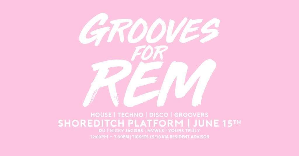 Grooves for Rem - Help Find Rem Fundraiser - Página frontal