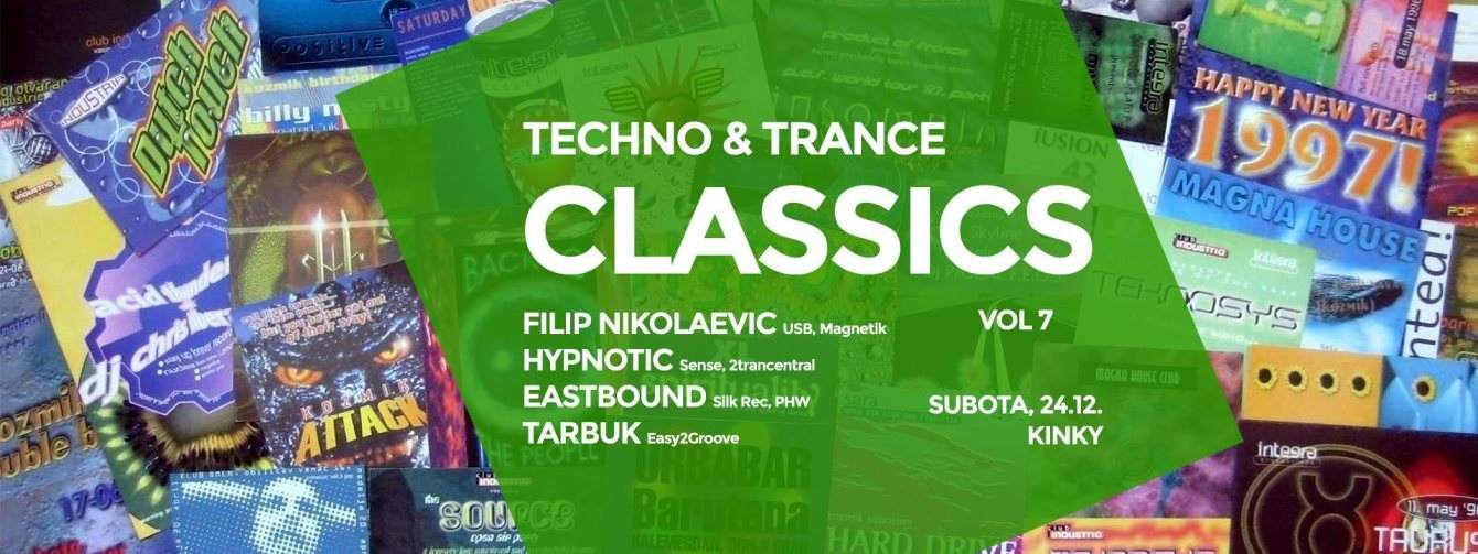Techno and Trance Classics Vol.7 - フライヤー表